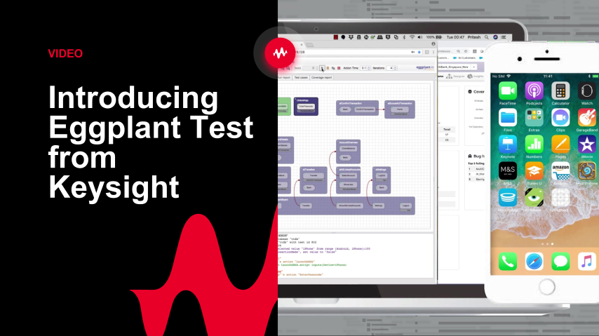 Introducing Eggplant Test from Keysight Video Thumbnail Image - PPT Template (Small)